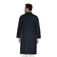 thumbnail image 4 of Atasi Cotton Kurta Solid Ethnic- Festive Long Shirt W/ Pintuck Traditional Indian Wear For Men's, 4 of 7