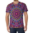 thumbnail image 2 of T Shirt For Men Vintage Ethnic T-Shirt Men Colorful Tribal Print Classic T-Shirts Premium Trending T, 2 of 7