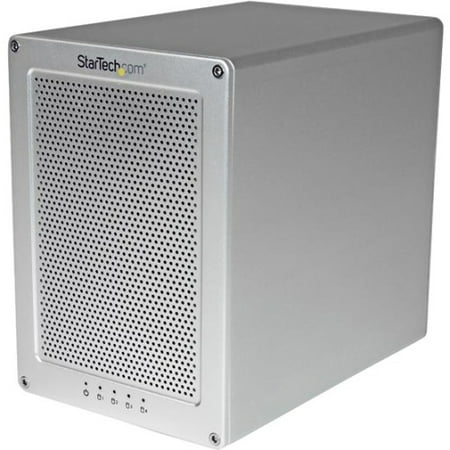 StarTech 4-Bay Thunderbolt 2 Hard Drive Enclosure with (Best Raid External Hard Drive For Mac)