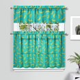 thumbnail image 2 of Kitchen Curtains 36 Inch Short - 3 Panel Set Banana Print, Rod Pocket Window Curtains 100% Polyester, Tropical Fruit Valance for Farmhouse, Cafe, Living Room, Bedroom, Easy Wash, 2 of 6