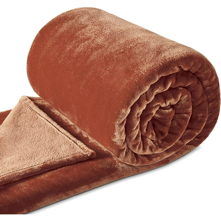 Rust colored blanket new arrivals