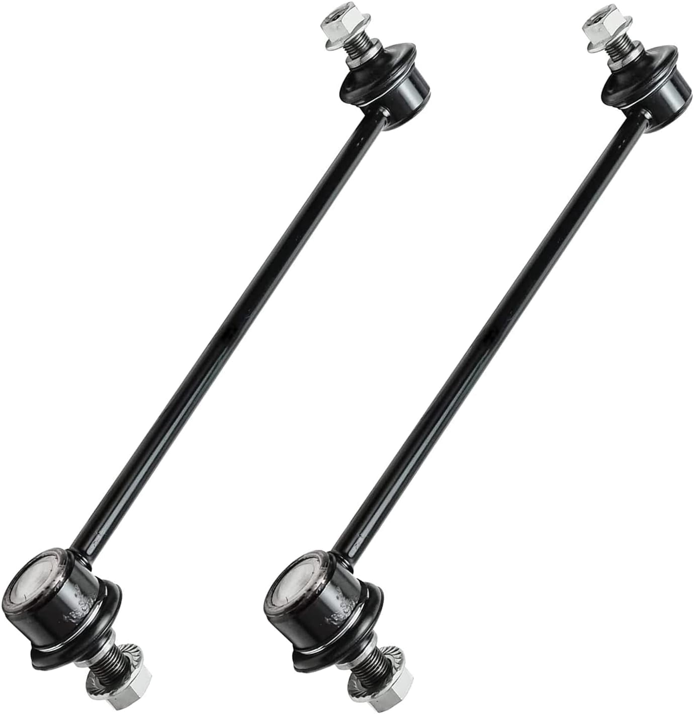 Detroit Axle - Front 6pc Suspension Kit for 2009-2010 Pontiac Vibe, 09-19 Toyota Corolla, 09-13 Matrix, 2 Outer Tie Rods 2 Sway Bar Links 2 Lower Ball Joints Replacement