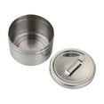 thumbnail image 3 of Tarro de ungüento médico de acero inoxidable, contenedor de almacenamiento, práctico tarro de boticario, soporte para bolas de algodón, pequeño para, 3 of 9