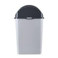 thumbnail image 2 of Superio Swing Top Trash Can Set - White Smoke (3 Pack- 5 Qt, 18 Qt), 2 of 5