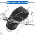 thumbnail image 6 of Unique Bargains 1 Set Gear Shift Knob Cover for Subaru Impreza 2017-2023 Anti-Slip Faux Leather Black Beige Stick Shifting Handle Protector, 6 of 6