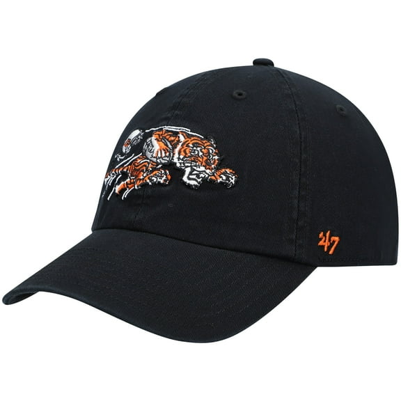 Men's '47 Black Cincinnati Bengals Clean Up Adjustable Hat