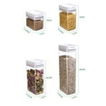 thumbnail image 2 of Large Glass Storage Jars, Wide Mouth Food Storage Container with Airtight Lids for Flour, Sugar, Rice, Pasta, Oats, Grains, Cookies, Snacks, Candy 500ml, 2 of 9