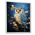 thumbnail image 2 of Designart "Sentinels Of The Enchanted Forest: The Owl" Animals Owl Floater Framed Canvas Prints, 2 of 5