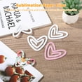 thumbnail image 3 of 24 Pcs Sublimation Paper Clips, Jumbo Acrylic Blanks for DIY Personalized Bookmarks, File Organizers, Notebook Paper Holders, Stationery for Office, School, Home, 3 of 6