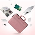 thumbnail image 4 of Bandolera para laptop tipo Messenger DOMISO de 14 pulgadas, color rosa, 4 of 7