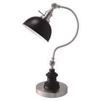 Furniture of America Veritas Vintage Polished Silver Table Lamp