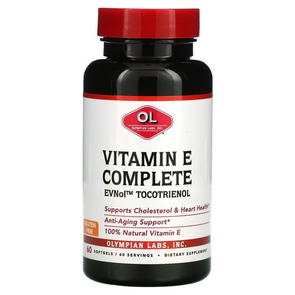 Suplemento Olympian Labs de vitamina E completa Tocomin 200 UI