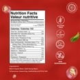 thumbnail image 4 of Bean Bites | Sizzlin Schezwan Lentil Crisp 3.53 oz (100 g) PACK OF 6 | Round Crunchy Crisps | Heat in Oven (up to 60 secs), Plant Based Protein, Vegan Crisps, Healthy Poppadom Snack By Pride of India, 4 of 9