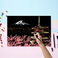 thumbnail image 1 of Kit d'Art DIY à Gratter Nightscape pour Adultes et Enfants Révélant une Peinture Cachée Activité Éducative, 1 of 2