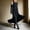 Black, variant on Bodycon Dresses for Women Boho Stretch Draped Fall Maxi Wrap Knotted Dress (Black XL)