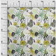 thumbnail image 2 of oneOone Rayon Light Green Fabric Tropical Abstract Floral Craft Projects Decor Fabric Printed By The Yard 56 Inch Wide, 2 of 4