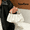 white, variant on Women Pearl Handle Ruched Cloud Mini Crossbody Bag, Soft PU Leather Magnetic Closure Shoulder Handbag, Trendy Clutch Purse for Daily Dating, 4 Colors Available