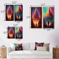 thumbnail image 4 of Designart "Sacred City of Gold Arrival and Reverence I" Christianism Framed Wall Art Set Of 2 - Traditional Pink Frame Gallery Set For Office Decor, 4 of 6