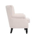 thumbnail image 5 of Spirit up Art 29" Wide Fabric Tufted Armchair in White, 5 of 7