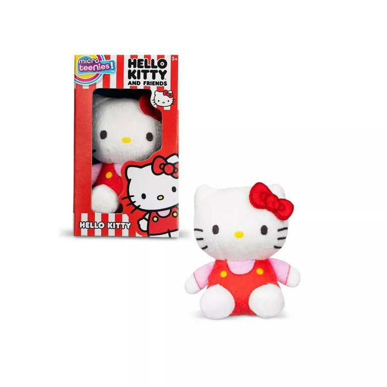 Hello Kitty and Friends Micro Teenies Plush – Hello Kitty (Red on