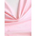 thumbnail image 3 of Pink Womens Halter Neck Ruched Bodycon Mini Dress With Sparkling Glitter Detail, 3 of 7