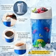 thumbnail image 6 of Livhil Slushy Cup, Quick Frozen Slushie Cup Maker , Magic Squeeze Cup Turn Any Drink into Slushy, DIY Smoothie Cup(Blue), 6 of 8