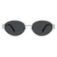 thumbnail image 4 of Gafas de Sol SOJOS Retro Ovaladas con Protección UV400 Plata, 4 of 7