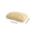 thumbnail image 3 of Linnome Oreiller Pain en Forme d'Ananas, Insert à Haute Résilience, Fibre Compressée Type Duvet, Oreiller de Qualité Hôtelière pour Dormir et Résider en Résidence 29,13 X 18,90 Po Jaune, 3 of 6