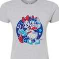 thumbnail image 3 of Disney - Minnie Daisy Americana - Juniors Fitted Graphic T-Shirt, 3 of 5