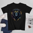 thumbnail image 3 of Lion T-shirt Lion Unisex T-shirt Unisex tees Casual Cotton Colorful Printing, 3 of 5
