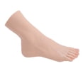 thumbnail image 1 of Silicone Foot Model, Flexible Practice prosthetic Foot Model, Silicone Foot Mannequin, prosthetic Training Foot Flexible Movable Silicone prosthetic Foot Tool for Nails Art Training Jewerly, 1 of 7