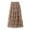 Khaki, variant on Women's Mid-Length Tulle Tiered Skirt - High Waisted, A-Line, Elastic Waist, Party/Daily Wear