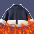 thumbnail image 3 of Afdoent Girls Winter Jacket Girls Reversible Jacket Winter Warm Outerwear Cozy Kids Lined Coat For 3-4 Years, 3 of 3