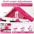 thumbnail image 4 of FDW Ensemble de Chaises, Rangement Étude Enfant École Hauteur Réglable Table pour Enfants Bureau Enfants, Pink, 4 of 7