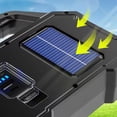 thumbnail image 4 of Linterna solar para campamento, banco de energía, 1200 mAh, reflector portátil luz lateral LED Ndcxsfigh Para estrenar, 4 of 7