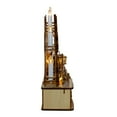 thumbnail image 2 of Kurt Adler 17.72-Inch Wooden LED Light-Up Christmas Village With Candle, 2 of 8
