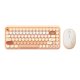thumbnail image 1 of Teclado Bluetooth 308i Teclado inalámbrico de oficina para Android Naranja claro M, 1 of 9