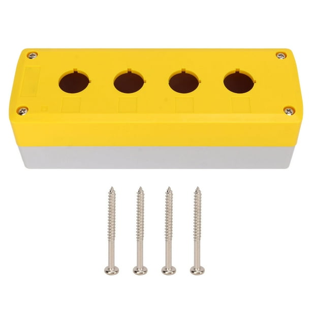 Push Button Box, 4 Gang Waterproof Industrial Push Button Switch