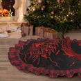 thumbnail image 5 of Pofeuu Red Dragon On Black Print Christmas Tree Skirt Tree Skirt Ornaments Soft Plush Christmas Tree Mat for Decorations Holiday Party Indoor Outdoor-36", 5 of 6