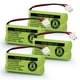thumbnail image 1 of Batería para teléfono inalámbrico BAOBIAN BT183342, 2,4 V, 400 mAh, Ni-MH, paquete de 4, 1 of 5