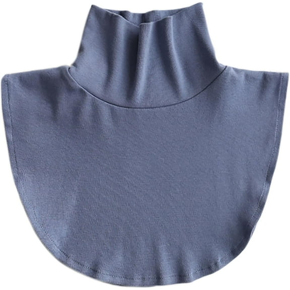 Camiocver Fake Turtleneck Dickey Detachable Collars Wear Outer or in Sweater Hoodie Thickening High Neck Mock Collar for Women