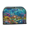 thumbnail image 2 of Daiia Sea World Pattern 2 slice Toaster Cover, Toaster Appliance Dust-proof Cover For Kitchen Small Appliance Dust Cover and Fingerprint Protection, 2 of 7