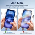 thumbnail image 3 of Protector de pantalla Ambison Matte Glass para iPhone 15/16 6.1 pulgadas, paquete de 2, 3 of 8
