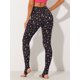 thumbnail image 4 of Leggings de yoga Allegra K estampados gris leopardo S, 4 of 5