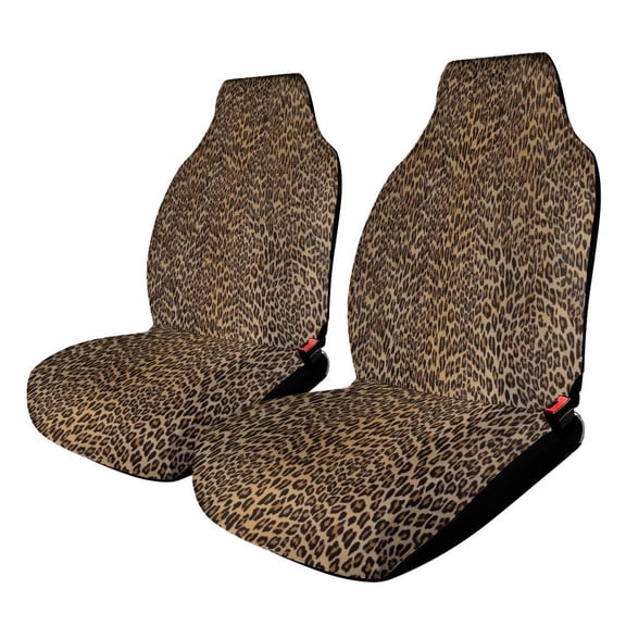 Car Seat Covers Leopard Print Pattern Texture. Universal Size Fit For Most Car Suv Truck Van Car Accessories Interior Seat Covers For Car Full Set