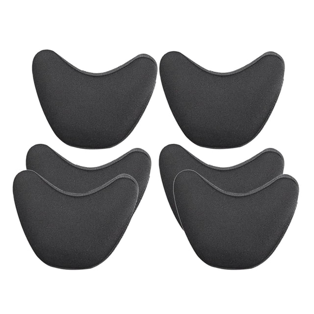 Relleno zapatos Zulema 3 pares almohadillas reutilizables dedos pies zapatos Planos Negro
