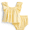Honey Drop, variant on Baby Girls Seersucker Romper & Bloomers with Flutter-Sleeve, 2-Piece Set, Sizes 0–24M