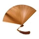 thumbnail image 1 of de mano clásico de bambú, pequeño decorativo de 21 cm para mujeres y hombres, decoración de pared para baile, bodas, espectáculos y ve, 1 of 9