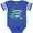 Football Blue and White, variant on Inktastic My Poppy Grandpa Loves Me Boys Baby Bodysuit
