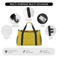 thumbnail image 4 of Honeii Ducky Cartoon Animal Yellow Print Gym Bag,Carry on Weekender Overnight Bag, Travel Duffel Bags, Personal Item Travel Bag,Tote Bag,Workout Dance Bag, 4 of 7